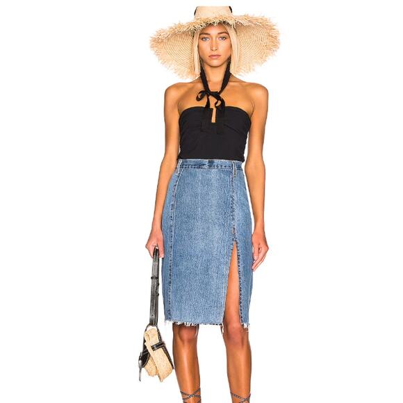 Re/Done Dresses & Skirts - RE/DONE Levi’s Long Indigo Denim Skirt Size 23 NEW NWT!